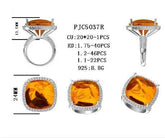 Sterling Silver Semi Mount Ring Setting Cushion CU 20X20mm - Syzjewelry